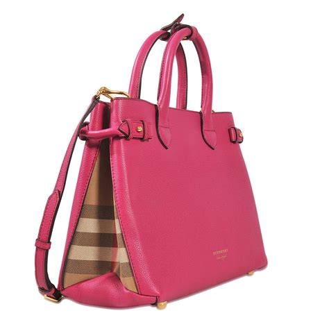 burberry banner bag medium pink|Burberry The Banner Medium Tote Bag in Pink Leather.